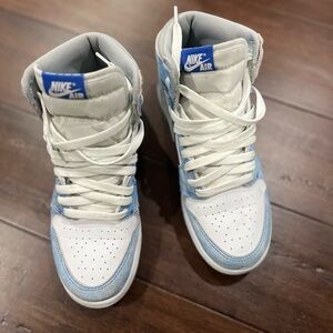 Nike Air Sneakers in Light Blue and White